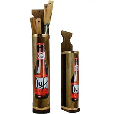 Imagem de Porta Espetos de Churrasco Gourmet Decorativo - Cerveja Duff Beer