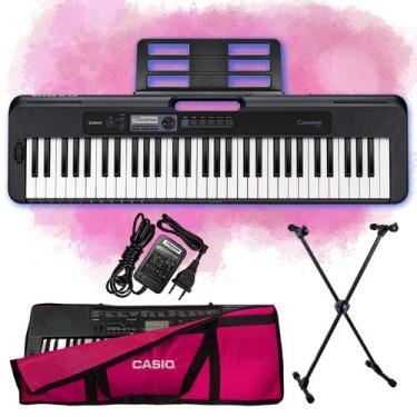 Teclado Musical Casio Infantil SA78 Rosa