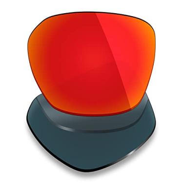 Imagem de Mryok Lentes de substituição polarizadas para Smith Shoutout - Vermelho fogo