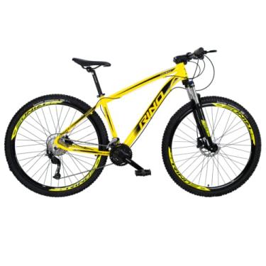 Imagem de BICICLETA ARO 29 RINO EVEREST TRAS. ALIVIO - 27V - 7.0 (Amarelo Neon, 15)