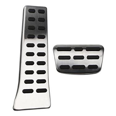 Imagem de Capa de proteção de pedal de apoio para os pés de gás de freio automático de aço inoxidável, adequada para Kia Sportage 4 QL KX5 2011 - 2021 (AT sem descanso)