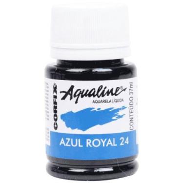Imagem de Aqualine Aquarela  Liq. Azul Royal 24 (37 Ml) Un - Corfix