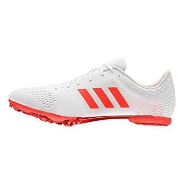 Imagem de adidas Tênis de corrida Adizero MD, azul solar/preto/branco/branco, Solar azul/preto/branco/branco, 13