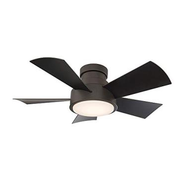 Imagem de Ventilador de teto Vox para ambientes internos e externos com 5 lâminas inteligentes, 96,5 cm bronze com kit de luz LED 3000 K e controle remoto