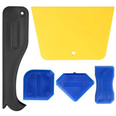 Imagem de Kit de ferramentas de calafetagem, ferramenta removedora de calafetagem 5 peças de plástico para piso para banheiro para cozinha para janela