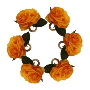 Imagem de Kit Porta-Guardanapo tipo Rosa com Argola