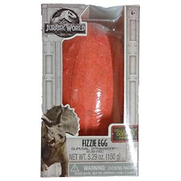 Imagem de Jurassic World Ovo de dinossauro Bath Fizzie (vermelho - morango de sobrevivência)
