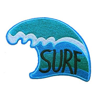 Imagem de Remendo bordado a ferro na praia Sea Wave Surf Surf Summer