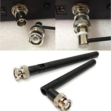 Imagem de 2 peças de antenas UHF GAOHOU com conector BNC para receptor Sennheiser EW100 EW300 EW500 G3