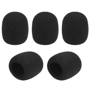 Imagem de Qudai 5 pcs Microfone de Mão Microfone de Mão Capas de Espuma de Microfone Compatível com Microfones de Bola Padrão para KTV Karaoke DJ