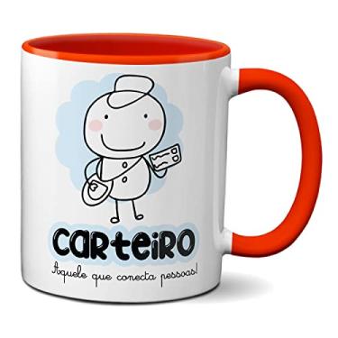Imagem de Caneca Carteiro Aquele Que Conecta As Pessoas! Presente (Vermelha)