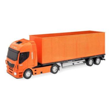 Imagem de Brinquedo Caminhão Com Baú - Iveco Hiway - Usual Brinquedos