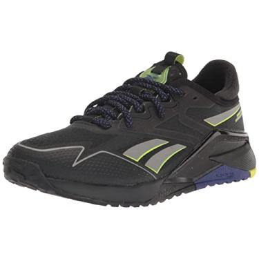 Imagem de Reebok Tênis masculino Nano X2 TR Adventure Outdoor Fitness Athletic and Training, Cblack/Bolprp/Soacye, 9 Women/7.5 Men