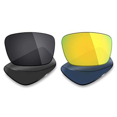 Imagem de 2 pares de lentes polarizadas de substituição da Mryok para óculos de sol Oakley Fuel Cell – Opções