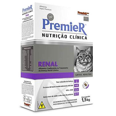 Imagem de Premier Pet Premier Renal Ração Nutrição Clínica Para Gatos Adultos - 1 5Kg - Sabor Sem Sabor