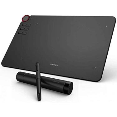 Imagem de Mesa digitalizadora XP-PEN DECO03 de desenho digital com 8192 estiletes de pressão, atalhos de anel rotativo personalizáveis