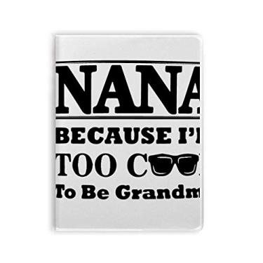 Imagem de Diário de capa macia com desenho animado para avó letras presente melhores votos