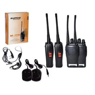 Imagem de Kit 2 Radio Comunicador Walk Baofeng 777s Alcance 9km + Fones