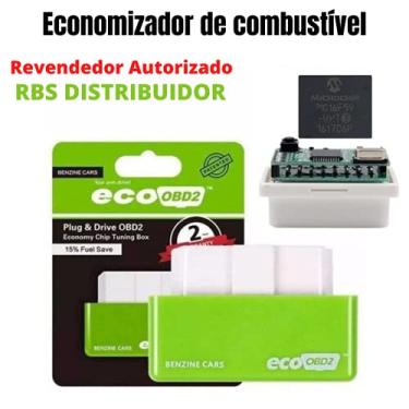 Imagem de Ecofuel obd2 economia de combustível circuito original placa chip tuning flex gasolina álcool
