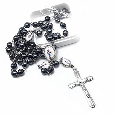 Imagem de Terço De Hematita Maria Passa Na Frente