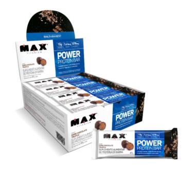 Imagem de Power Protein Bar (Caixa com 12 Unidades de 41g) - Max Titanium