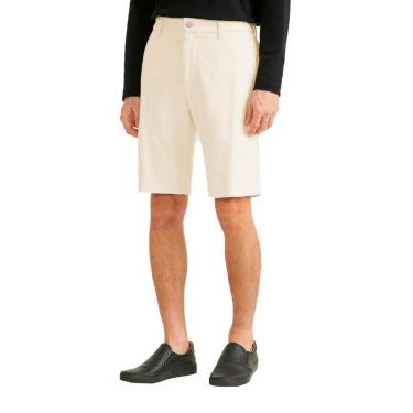 Imagem de Bermuda Foxton Masculina Moletom Esqui Natural Areia-Masculino