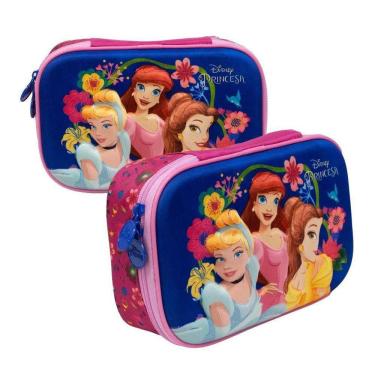 Imagem de Estojo 3D Box Princesas Se 10966 Escolar Disney - Xeryus