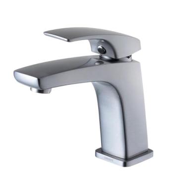 Imagem de Torneira Misturador Monocomando Lorenzetti LorenLive 2875 N89 de Bancada Níquel Escovado