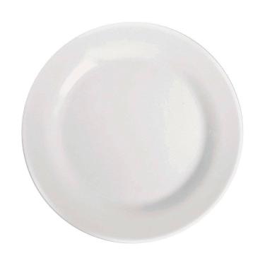 Imagem de Conjunto de Pratos Rasos Nadir Vidro Opaline Menu 12 peças