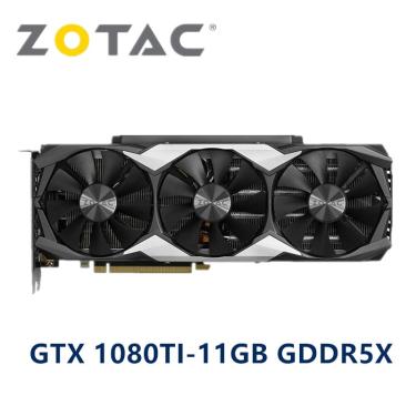Imagem de ZOTAC-GTX 1080 Ti 1080Ti Placas gráficas  11GB  GPU  GeForce GTX1080  Placa de vídeo GTX1080Ti
