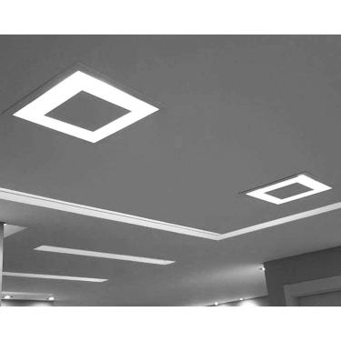 Imagem de Plafon rebatedor luminaria embutir luz indireta 45cm e27