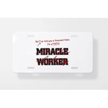 Imagem de Papa Worker – Capa para placa de carro – Capa para placa de carro – 15 x 30 cm