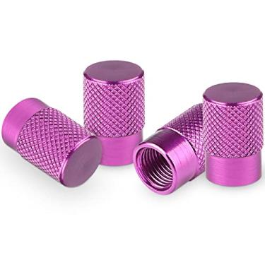 Imagem de Ouzorp Tampas de pneu de carro, 4 peças de tampas de haste de válvula, tampas de ar, tampas de haste de válvula de pneu universais para carros, SUVs, bicicletas e bicicletas, caminhões, motocicletas