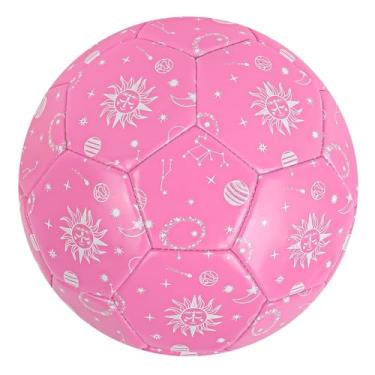 Imagem de Linkidea Bola de futebol rosa tamanho 4, presente para meninas esportes e brincadeiras ao ar livre