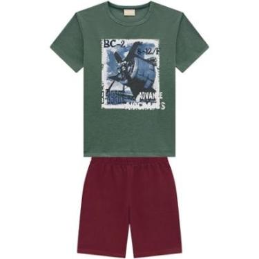 Imagem de Conjunto Infantil Masculino Camiseta + Bermuda Milon 138327.70121.3 Milon-Masculino