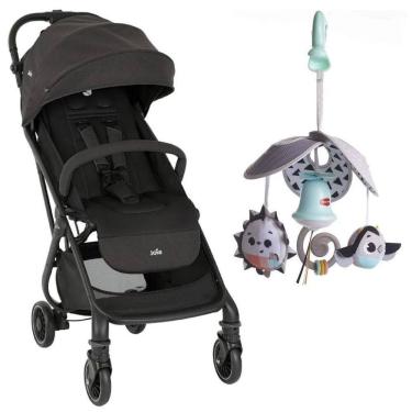 Imagem de Carrinho de bebê new tourist cinza sale com mini móbile