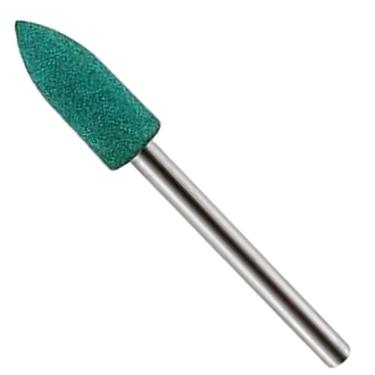 Imagem de Ponta Montada 6Mm Borracha Cônica Haste 3Mm Micro Retifica