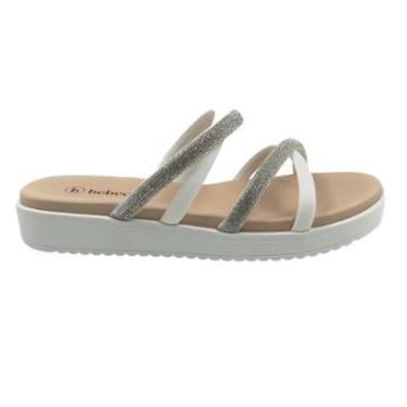 Imagem de Tamanco Bebecê Flat Form com Strass 2289716-Feminino