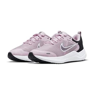 Imagem de NIKE Tênis infantil unissex Downshifter 12, Estanho liso de espuma rosa preto, 5.5 UK