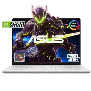 Imagem de ASUS Laptop para jogos 2024 MUX ROG ZEPHYRUS G14 35.6 cm OLED 120HZ QHD (2560 x 1440) - AMD RYZEN 9 8945HS - SSD NVIDIA GEFORCE RTX 4060-1TB - WIN 11 CASA COM MOUSE