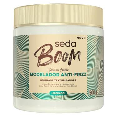 Imagem de Seda Boom Modelador Antifrizz 4ABC Gommage Texturizadora com Óleo de Macadâmia e Colágeno 500g