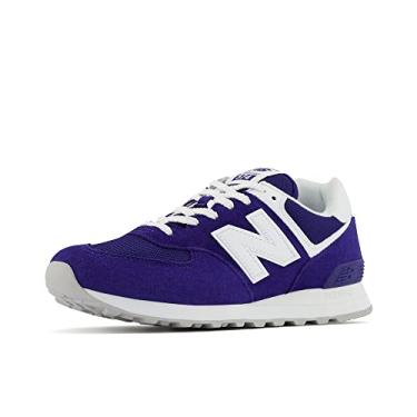 Imagem de New Balance Tênis masculino 574 V2, Azul/branco, 5