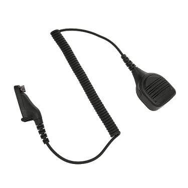 Imagem de Microfone de Alto-falante Remoto, Microfone de Alto-falante de Rádio de 2 Vias, PMMN4024 Microfone de Alto-falante Walkie Talkie Remoto Com Entrada de Som de 3,5 Mm para Rádio