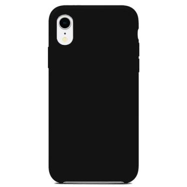 Imagem de Capa Capinha Silicone Compatível Com Apple iPhone XR - GCM Cases, Pret