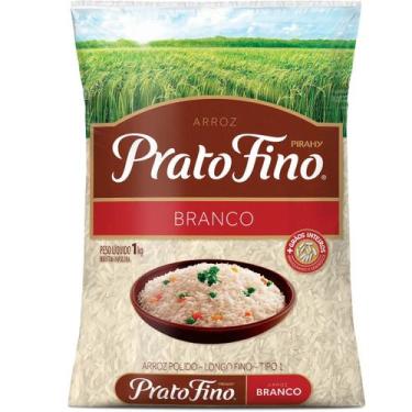 Imagem de Arroz Polido Tipo 1 Prato Fino Pacote 1kg