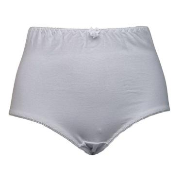 Imagem de Calçola Calcinha Lacinho Básica Cotton Premium Confort Plus Size Grande