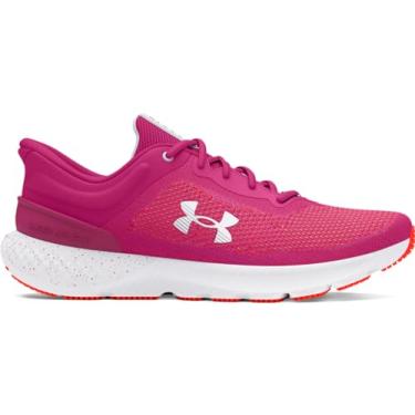 Imagem de Under Armour Tênis de corrida feminino Charged Escape 4 Knit, (600) Rosa Astro/Rosa Astro/Branco, 35