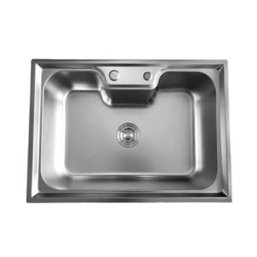 Imagem de Cuba Inox Gourmet Aço 304 Cozinha Sobrepor Ou Embutir