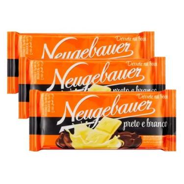 Imagem de Kit 3 Chocolate Neugebauer Preto e Branco 80g