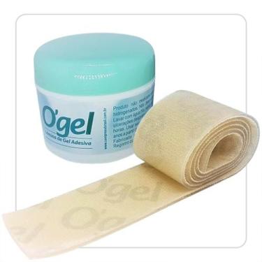 Imagem de Fita Lâmina De Gel Silicone Para Cicatrização 30x3cm O'gel - Compress 